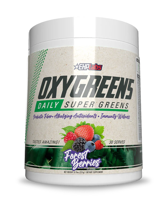 EHP Labs OxyGreens Forest Berries 300g [Best Before: 20/12/2025]