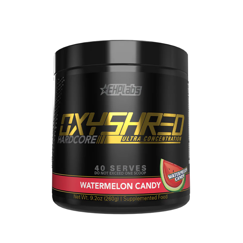 EHP Labs OxyShred Hardcore Watermelon Candy 260g (40 servings) [Best Before: 01/11/2025]