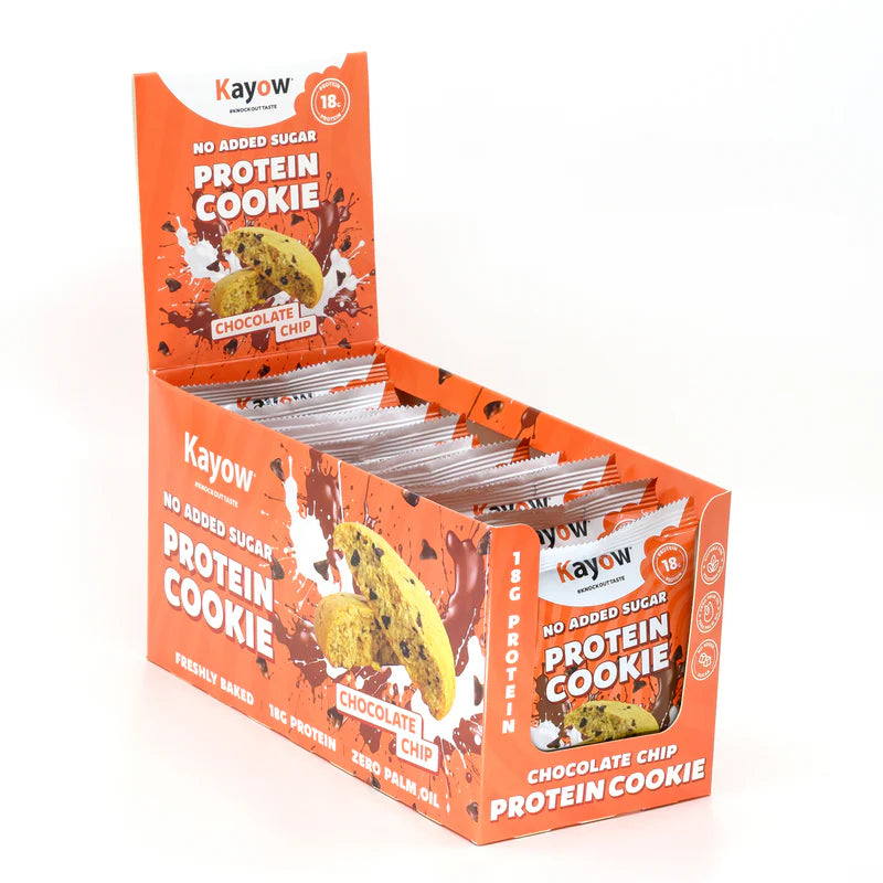 Kayow Protein Cookies Chocolate Chip 60g - Case of 12