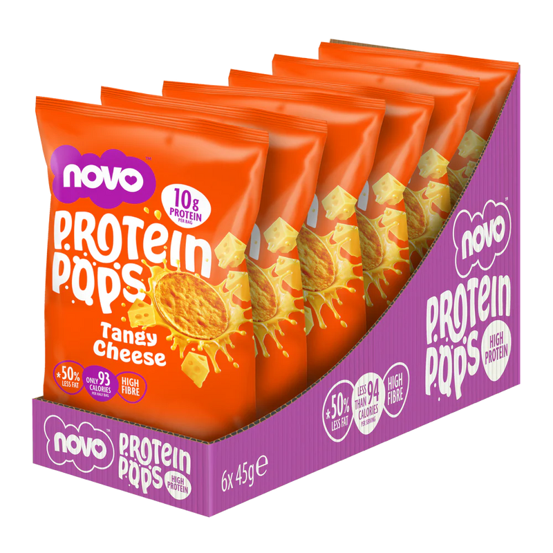 Novo Nutrition Tangy Cheese Protein Pops 45g - Case of 6