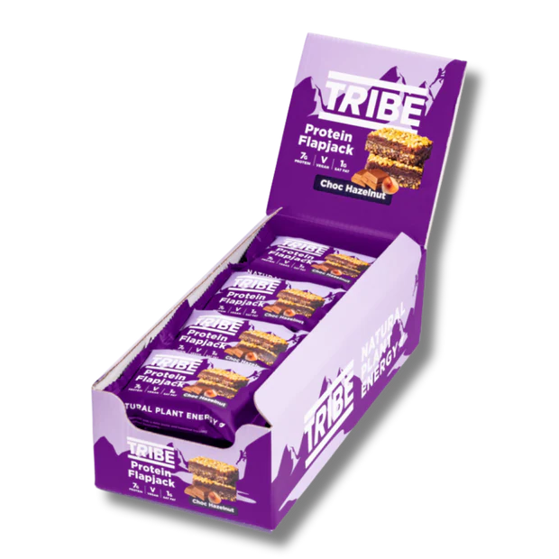 Tribe Choc Hazelnut Protein Flapjacks 50g - Case of 12