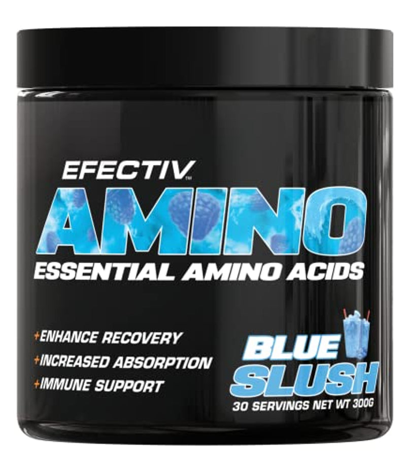 Efectiv Nutrition Amino EAA Powder Blue Slush Flavour 300g [Best Before: 17/07/2025]