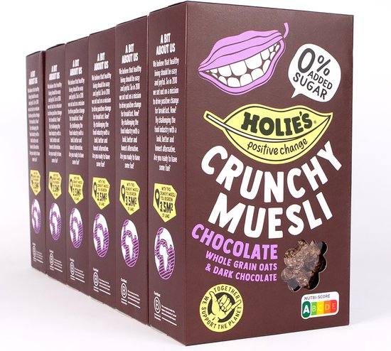 Holies Chocolate Crunchy Muesli 400g - Case of 6