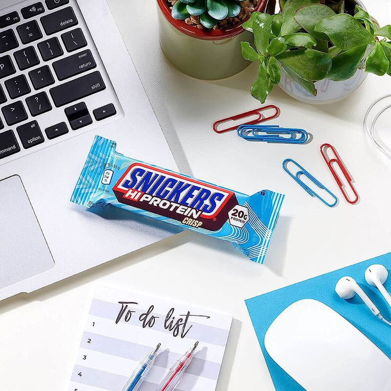 Case Snickers Snickers Hi Protein Crisp Bar 55g - Case of 12 [Best Before: 13/12/202