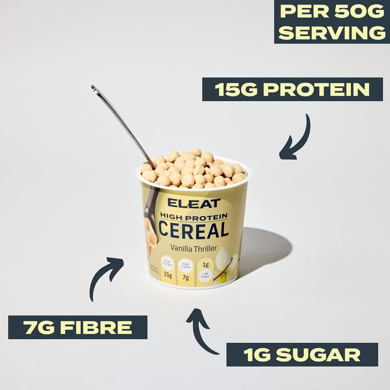 ELEAT Vanilla Flavour High Protein Cereal 50g