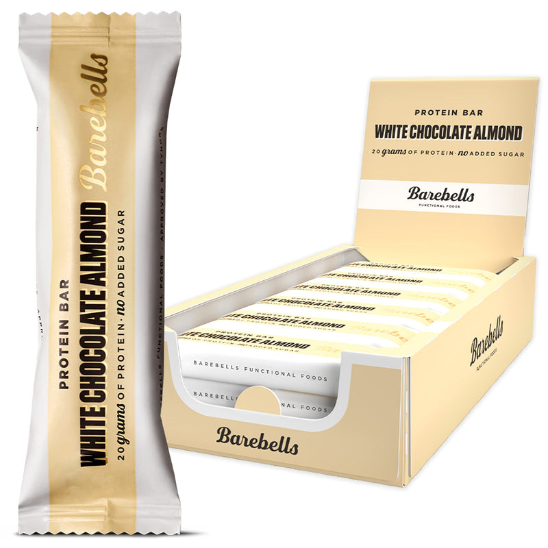 Barebells White Chocolate Almond Protein Bar 55g - Case of 12