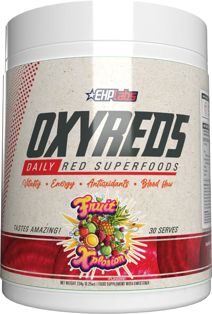 EHP Labs Fruit Xplosion Oxyreds Daily Red Superfoods 234g [Best Before: 30/09/2025]