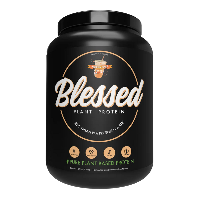 EHP Labs Blessed Pumpkin Spice Latte Plant-Based Protein Powder 1.06kg [Best Before: 31/08/2025]