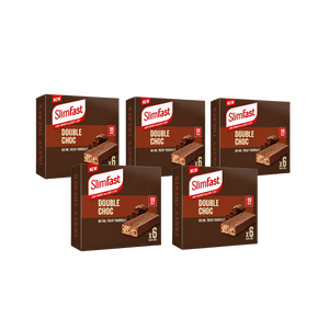 Slimfast Double Chocolate Snack bars 25g - Case of 30 [Best Before: 31/07/2026]