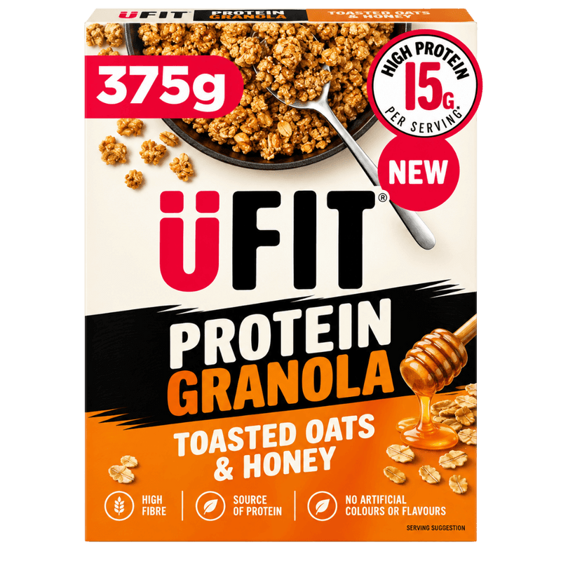UFIT GRANOLA HONEY 375g Case of 8