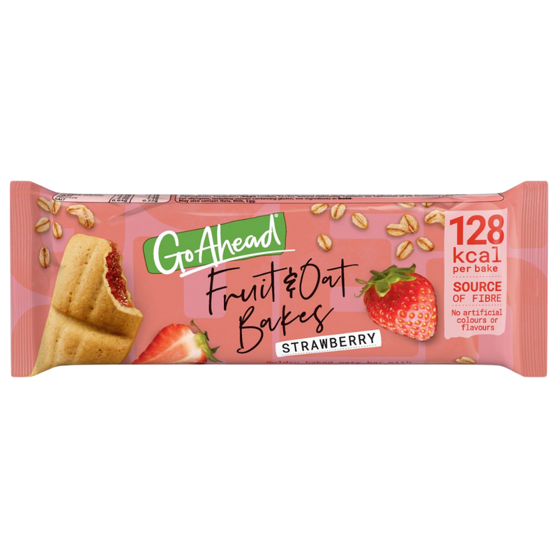 Go Ahead Strawberry Fruit & Oat Bake 35g - Case of 100