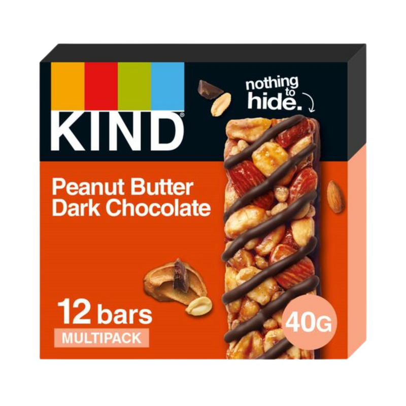 KIND Peanut Butter Dark Chocolate nut bar 40g - Case of 12