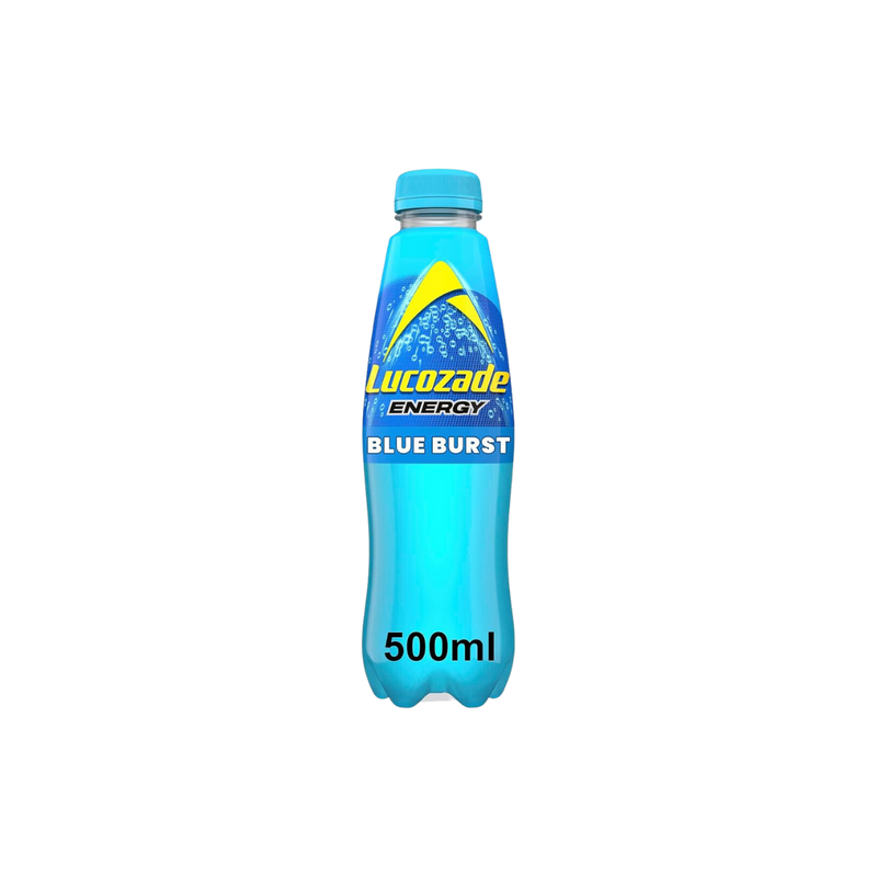 Lucozade Blue Burst Energy Drink 500ml - Case of 12