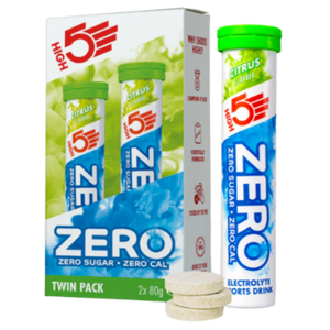 High5 Zero Citrus Electrolyte Sports Drink tablets (20 tablets) - Case of 2 [Best Before: 09/02/2025]