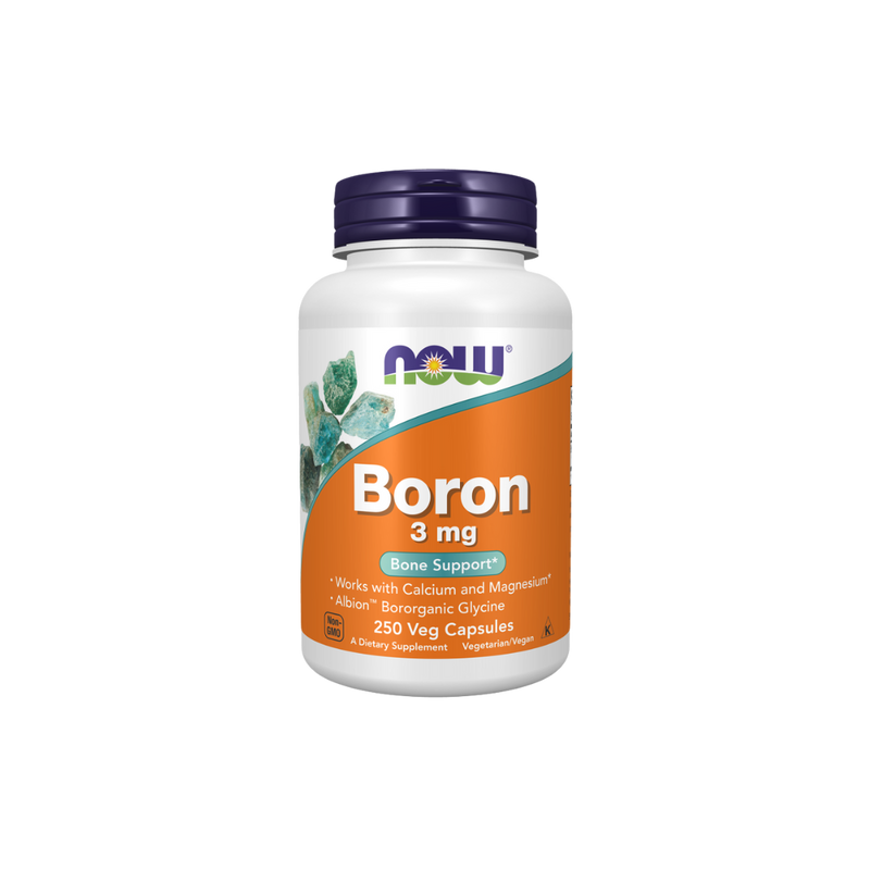 NOW Foods Boron 3mg - 50 veg Capsules