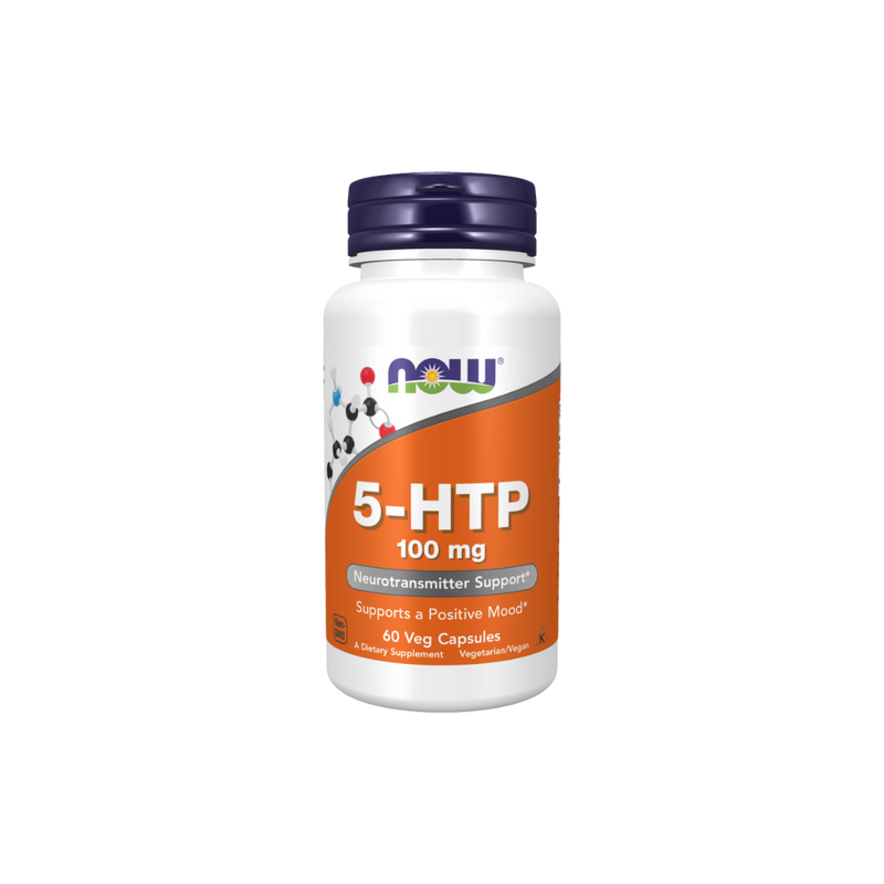 NOW Foods 5-HTP 100mg - 60 veg capsules