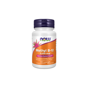 NOW Foods, Methyl B-12, 5,000mcg - 60 Lozenges