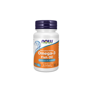 NOW Foods Omega-3 Fish Oil, 1000mg - 30 Softgels