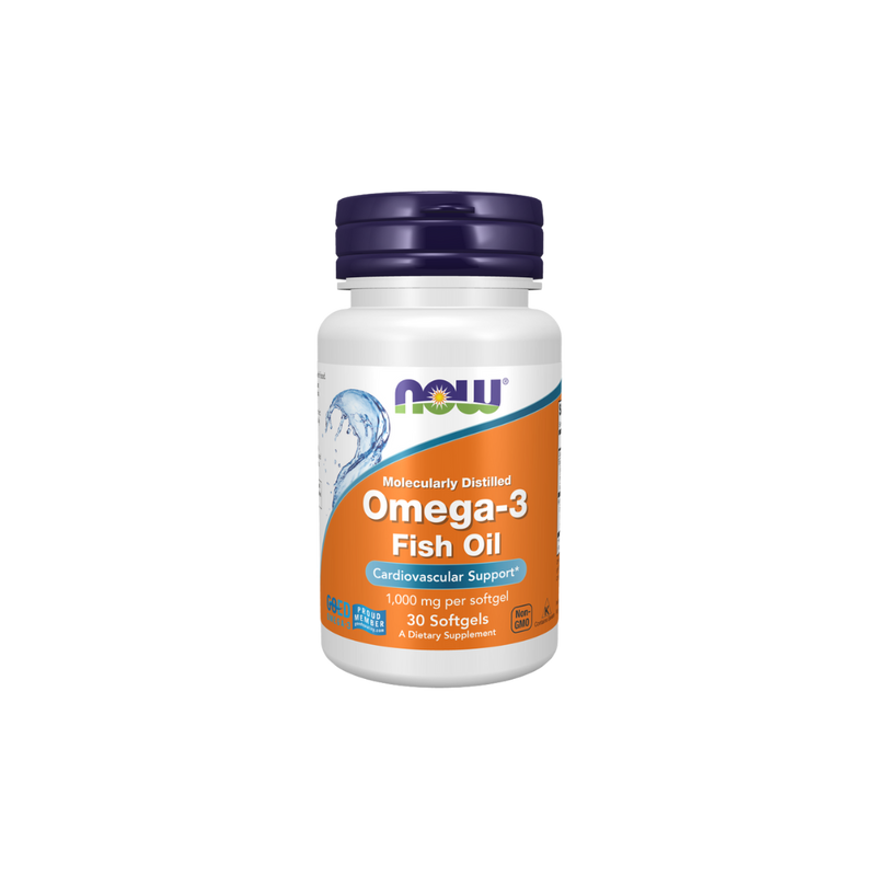 NOW Foods Omega-3 Fish Oil, 1000mg - 30 Softgels