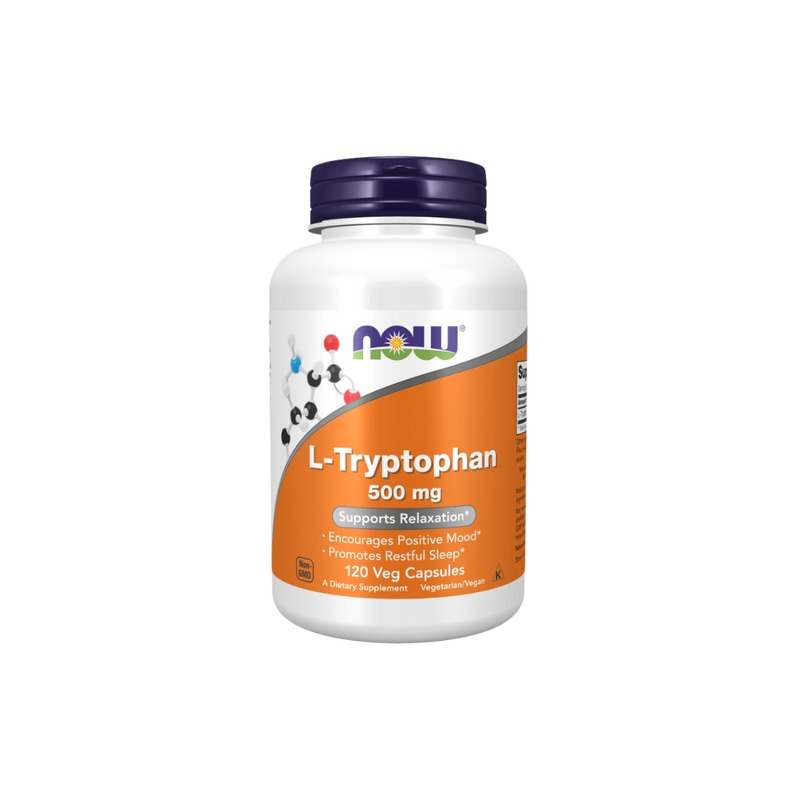 NOW Foods L-Tryptophan 500mg - 120 veg capsules