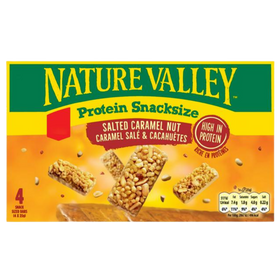 Nature Valley Protein Salted Caramel Snack Size bar (4 x 25g multipack) [Best Before: 22/04/2025]