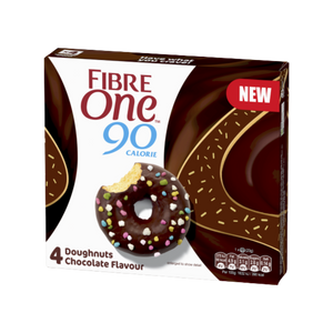 Fibre One 90 Calorie Doughnuts Chocolate Flavour (4 x 23g multipack)