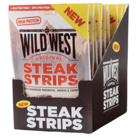 Wild West Original Steak Strips 35g - Case of 16