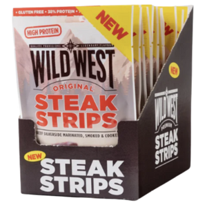 Wild West Original Steak Strips 35g - Case of 16