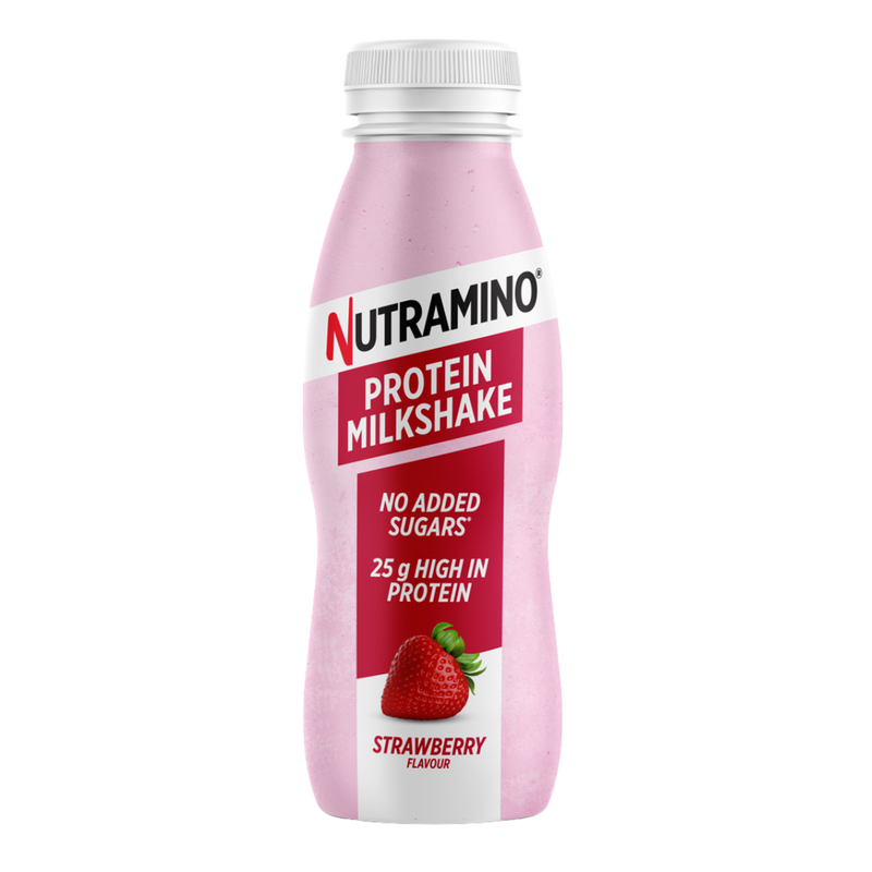 Nutramino Strawberry Protein Milkshake 330ml - Case of 12