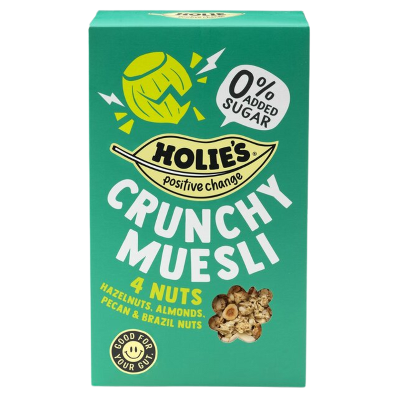 Holies 4 Nuts Crunchy Muesli 400g - Case of 6