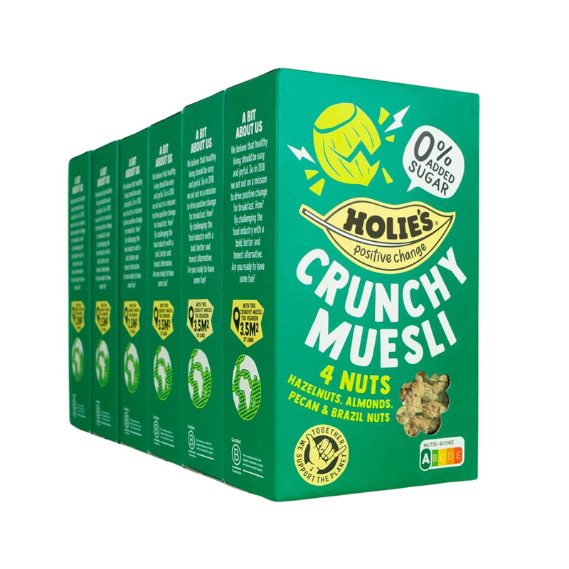 Holies 4 Nuts Crunchy Muesli 400g - Case of 6