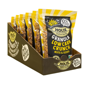 Holies Low Carb Crunch Granola 350g - Case of 6 [Best Before: 31/07/2025]