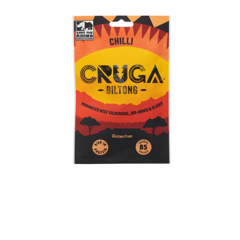 Cruga Chilli Biltong 60g - Case of 16