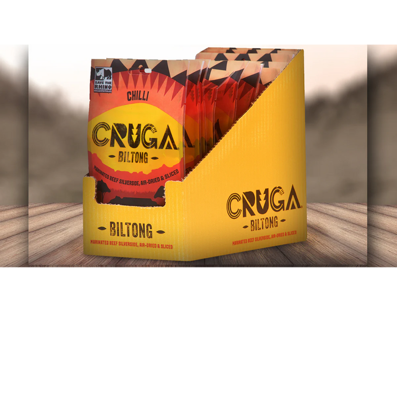 Cruga Chilli Biltong 60g - Case of 16