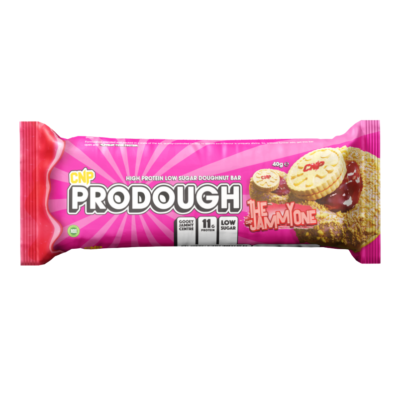 CNP ProDough The Jammy One Snack-Size Protein bar 40g - Case of 24 [Best Before: 24/06/2025]