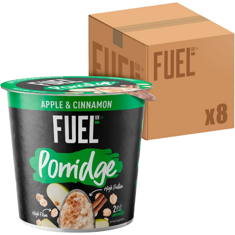 Fuel10k Apple & Cinnamon Porridge 70g - Case of 8