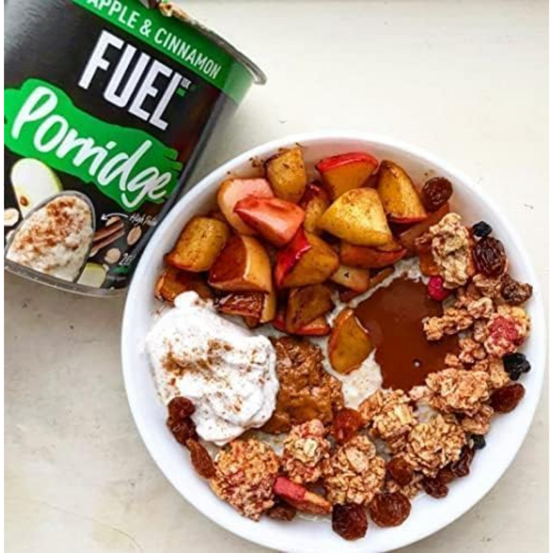 Fuel10k Apple & Cinnamon Porridge 70g - Case of 8