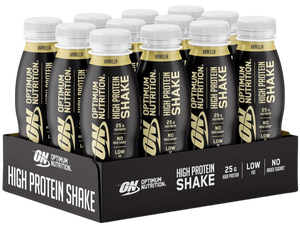 Optimum Nutrition Vanilla Flavour High Protein Shake 330ml - Case of 12 [Best Before: 04/06/2025]
