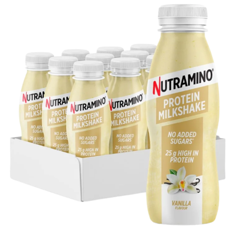 Nutramino Vanilla Flavour High Protein Milkshake Case 12
