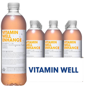 Vitamin Well Enhance Orange Flavour Vitamin Drink 500ml - Case of 12 [Best Before: 01/06/2025]