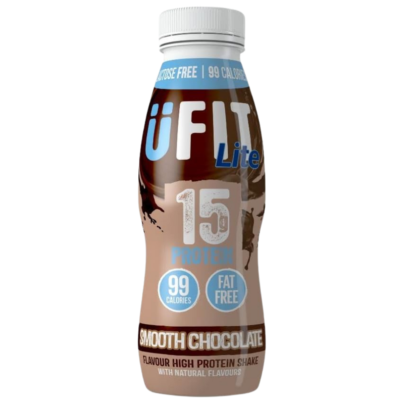 UFIT Lite Smooth Chocolate Protein Shake 310ml - Case of 10 [Best Before: 04/06/2025]
