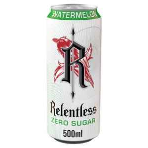 Relentless Watermelon Flavour Zero Sugar Energy Drink 500ml