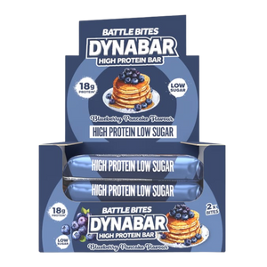 Battle Bites Dynabar Blueberry Pancake flavour Protein bar 60g - Case of 12