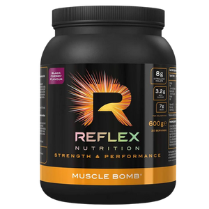 Reflex Nutrition Muscle Bomb Black Cherry Flavour with Caffeine 600g