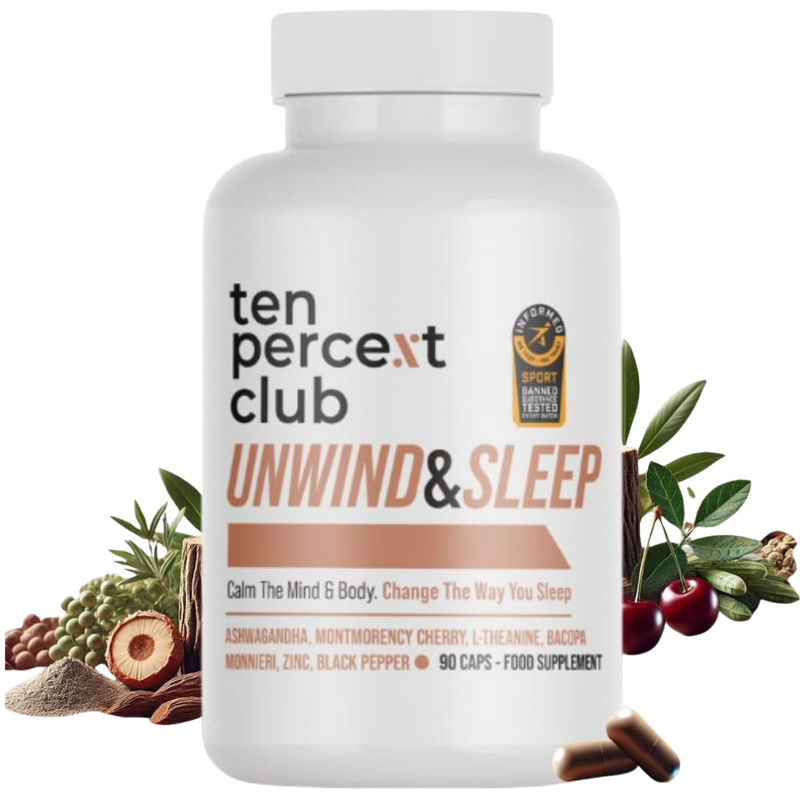 The Ten Percent Club Unwind and Sleep – 90 Capsules
