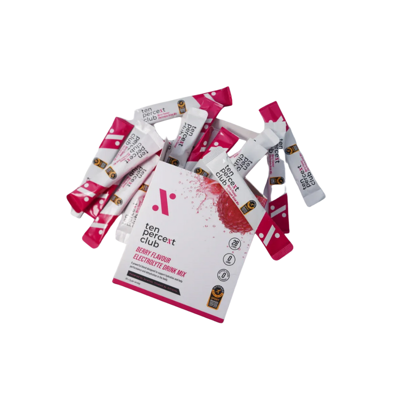 The Ten Percent Club Standard – Mixed Berry Electrolytes – 28 Sachets