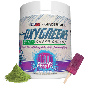 EHP Labs x Ghostbusters Oxygreens Daily Greens Ecto Freeze 261g (30 servings) [Best Before: 13/03/2026]