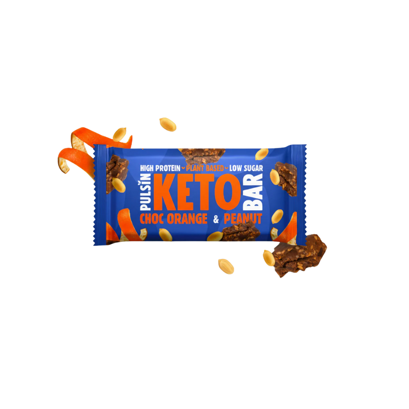 Pulsin Choc Orange & Peanut Keto Bar 50g - Case of 18