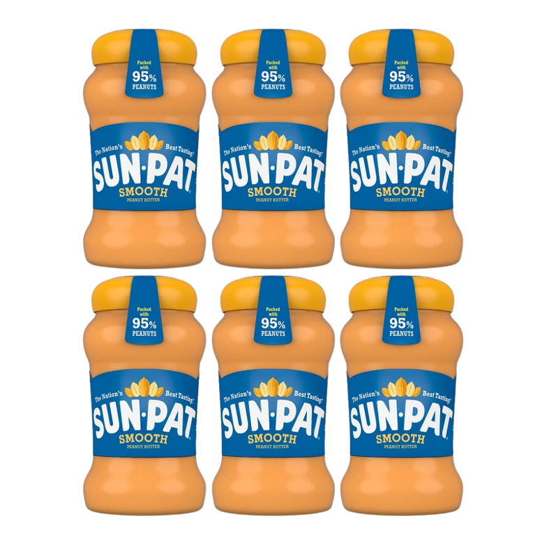 Sun-Pat Smooth Peanut Butter 400g - Case of 6