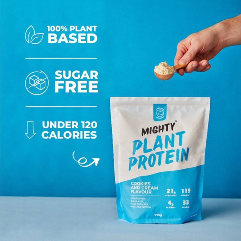 Mighty Plant Protein Cookies and Cream 990g